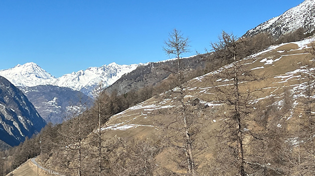 Berge ohne Schnee